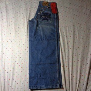 JNCO Jeans - Style 85 - 33W X 32L - Faded Blue Color